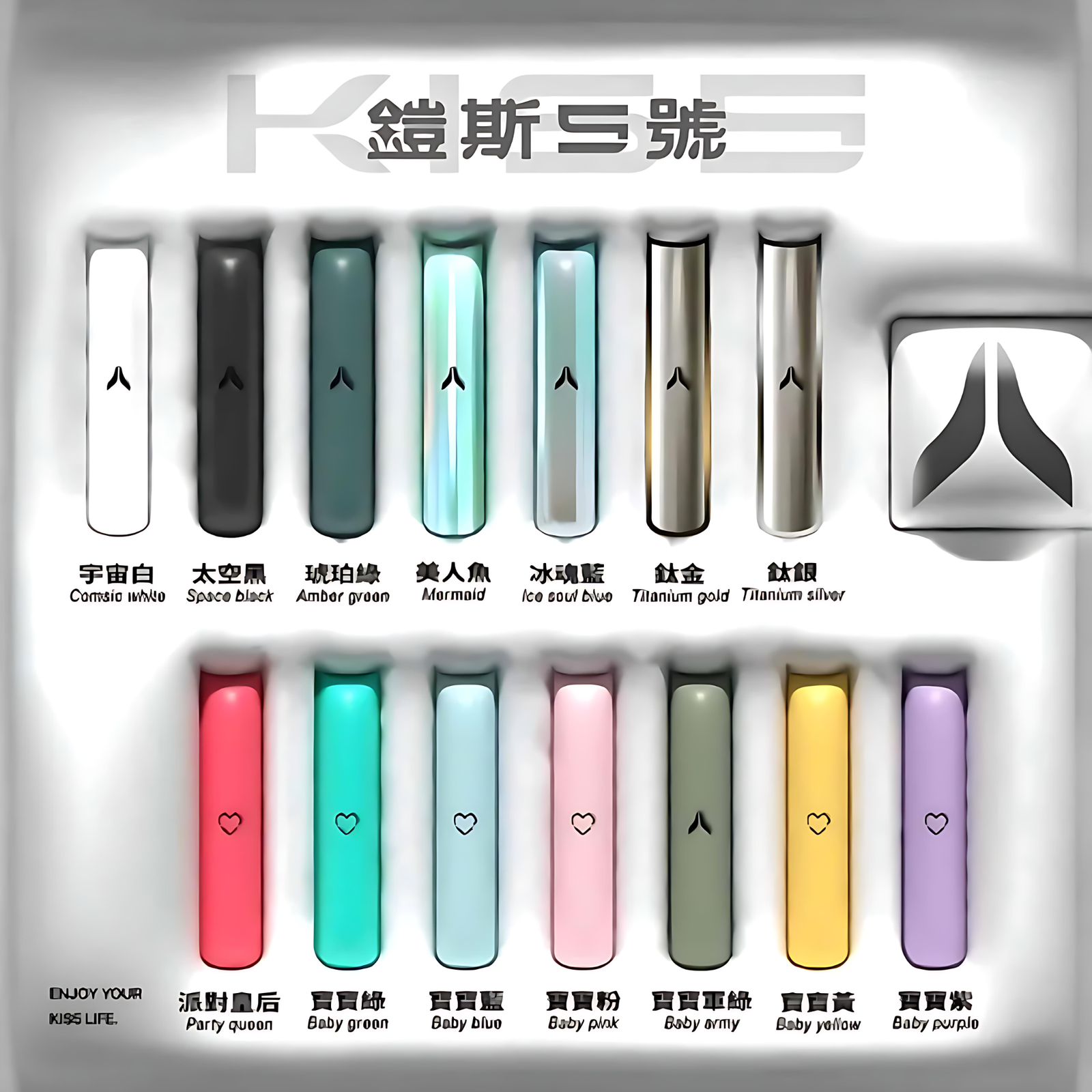 kis5一代主機.png KIS5主機 鎧斯五號霧化桿 適配RELX煙彈一代:圖片 1