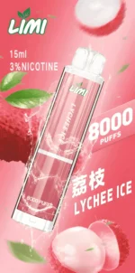 Limi 8000 Puffs 拋棄式電子煙 底部七彩發光一次性煙桿 711到付：圖片 11