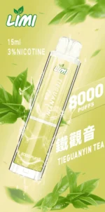 Limi 8000 Puffs 拋棄式電子煙 底部七彩發光一次性煙桿 711到付：圖片 7