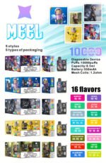 Meel Boost 10000 Puffs 最新麻將盒子 一次性拋棄式電子煙 拉佈佈聯名款
