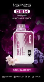 全新上市 SP2S GEM 9000 PUFFS拋棄式電子煙 思博睿一次性煙桿 現貨：圖片 8