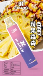 Xiaoke 7500 puffs拋棄式電子煙 梟客一次性大容量煙桿 台灣現貨：圖片 10